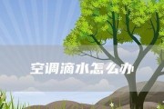 空调为什么会漏水（常见原因及解决办法）