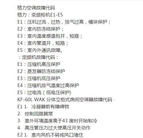 海普空调E3故障原因及维修方法（探究海普空调E3故障的根本原因）