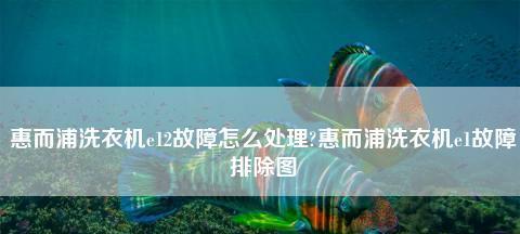 如何判断惠而浦洗衣机水位传感器是否损坏（洗衣机水位传感器的表现和测坏方法）