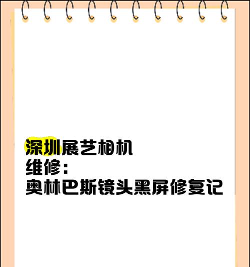 相机镜头出现问题怎么修复？预防措施是什么？